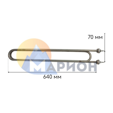 ТЭН для масла 250 А 13/2,15 Z 220 (G1/2; мо 70; Ф7)